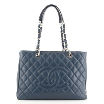 Chanel Grand Shopping Tote Quilted Caviar