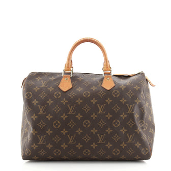 Louis Vuitton Speedy Handbag Monogram Canvas 35