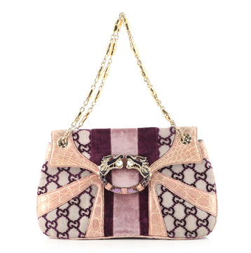 Gucci Jeweled Dragon Bag Velvet Monogram