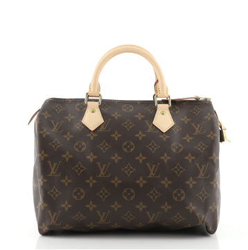 Louis Vuitton Speedy Handbag Monogram Canvas 30