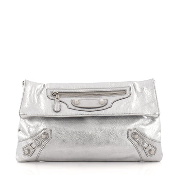 Balenciaga Envelope Strap Clutch Giant Studs Leather