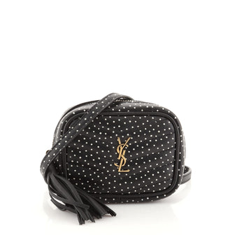 Saint Laurent Lou Camera Bag Printed Matelasse Chevron Leather Baby