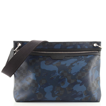 Louis Vuitton Hunter Handbag Limited Edition Camouflage Damier Cobalt