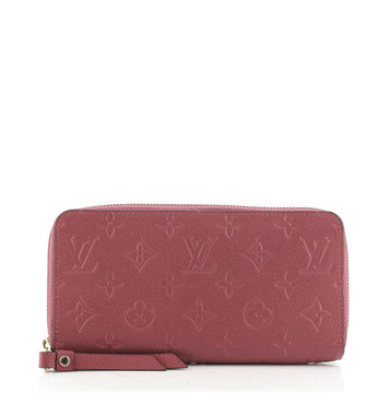 Louis Vuitton Zippy Wallet Monogram Empreinte Leather