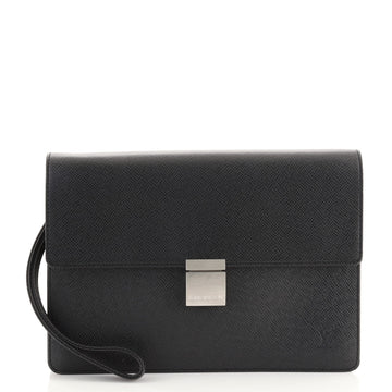 Louis Vuitton Selenga Pouch Taiga Leather