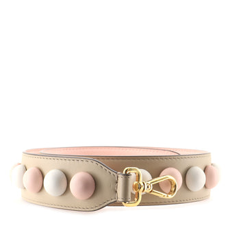 Fendi Strap You Shoulder Strap Studded Leather