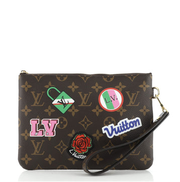 Louis Vuitton City Pouch Limited Edition Patches Monogram Canvas