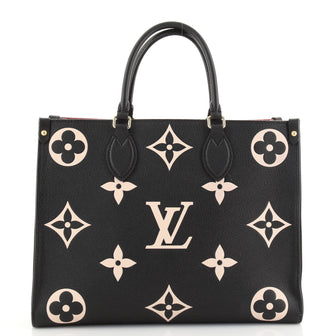 Louis Vuitton OnTheGo Tote Bicolor Monogram Empreinte Giant MM