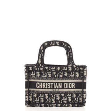 Christian Dior Book Tote Oblique Canvas Mini