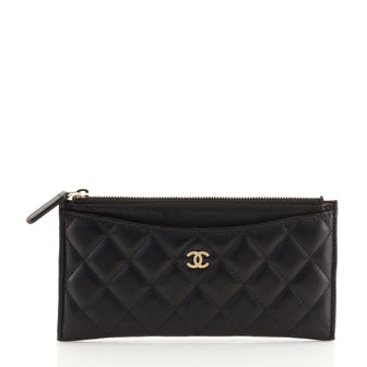 Chanel Classic Zip Pouch Quilted Lambskin