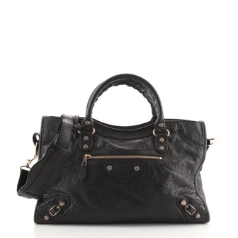 Balenciaga City Classic Studs Bag Leather Medium