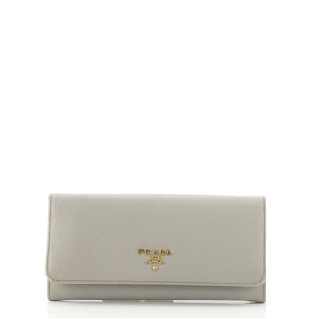 Prada Continental Wallet Saffiano Leather Long