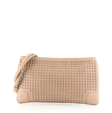 Christian Louboutin Loubiposh Clutch Spiked Leather