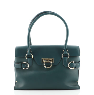 Salvatore Ferragamo Virna Satchel Leather Medium