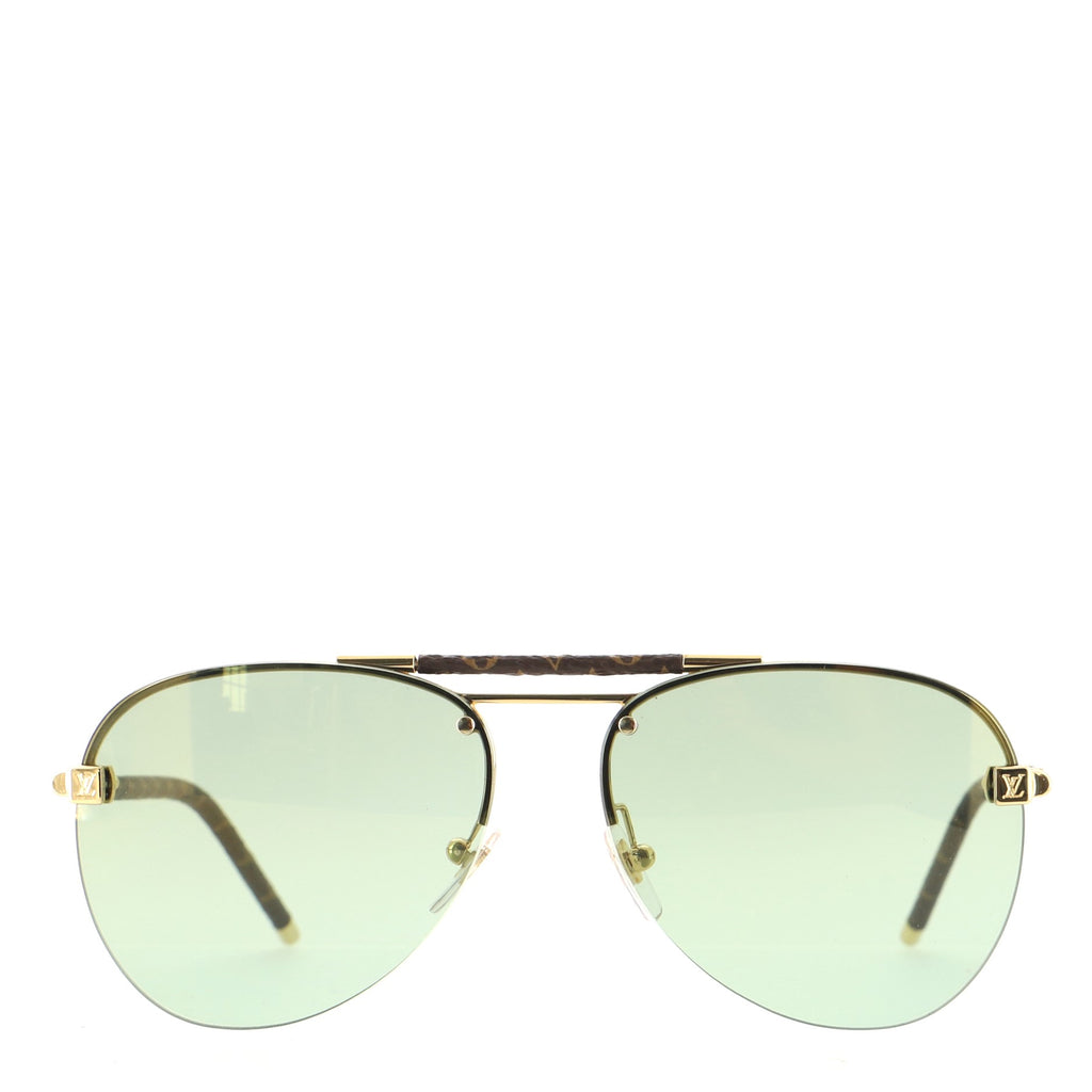 Louis Vuitton Monogram Clockwise Aviator Sunglasses