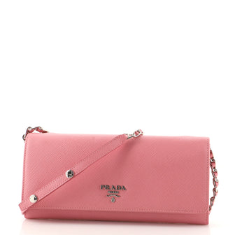 Prada Wallet on Chain Saffiano Leather