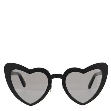 Saint Laurent LouLou Heart Sunglasses Metal