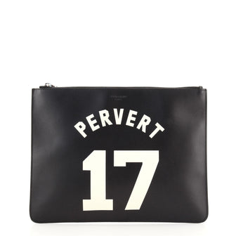 Givenchy Zip Pouch Printed Leather Medium