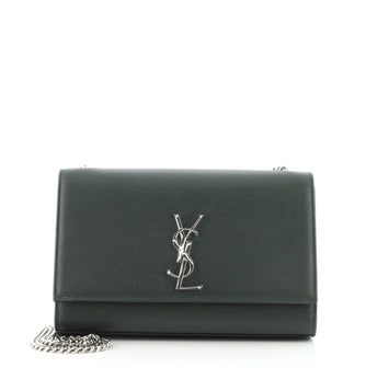 Saint Laurent Classic Monogram Crossbody Bag Grainy Leather Medium