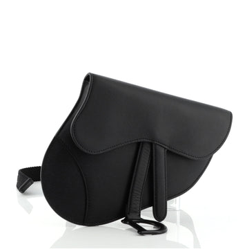 Christian Dior Ultra Matte Saddle Belt Bag Leather