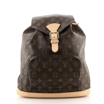 Louis Vuitton Vintage Montsouris Backpack Monogram Canvas GM