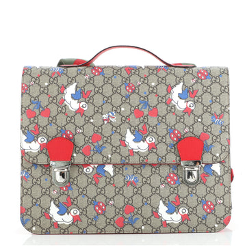 Gucci Children's Backpack Printed GG Coated Canvas