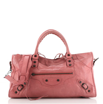 Balenciaga Part Time Classic Studs Bag Leather