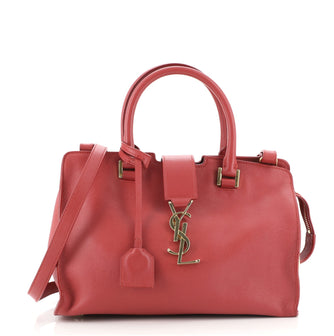 Saint Laurent Monogram Cabas Leather Baby