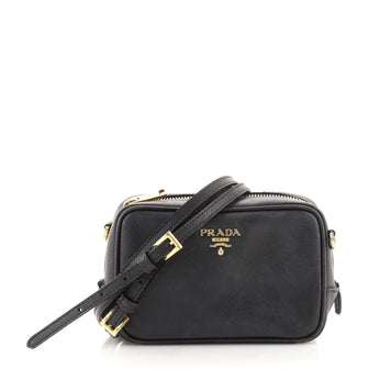 Prada Camera Shoulder Bag Saffiano Leather Small
