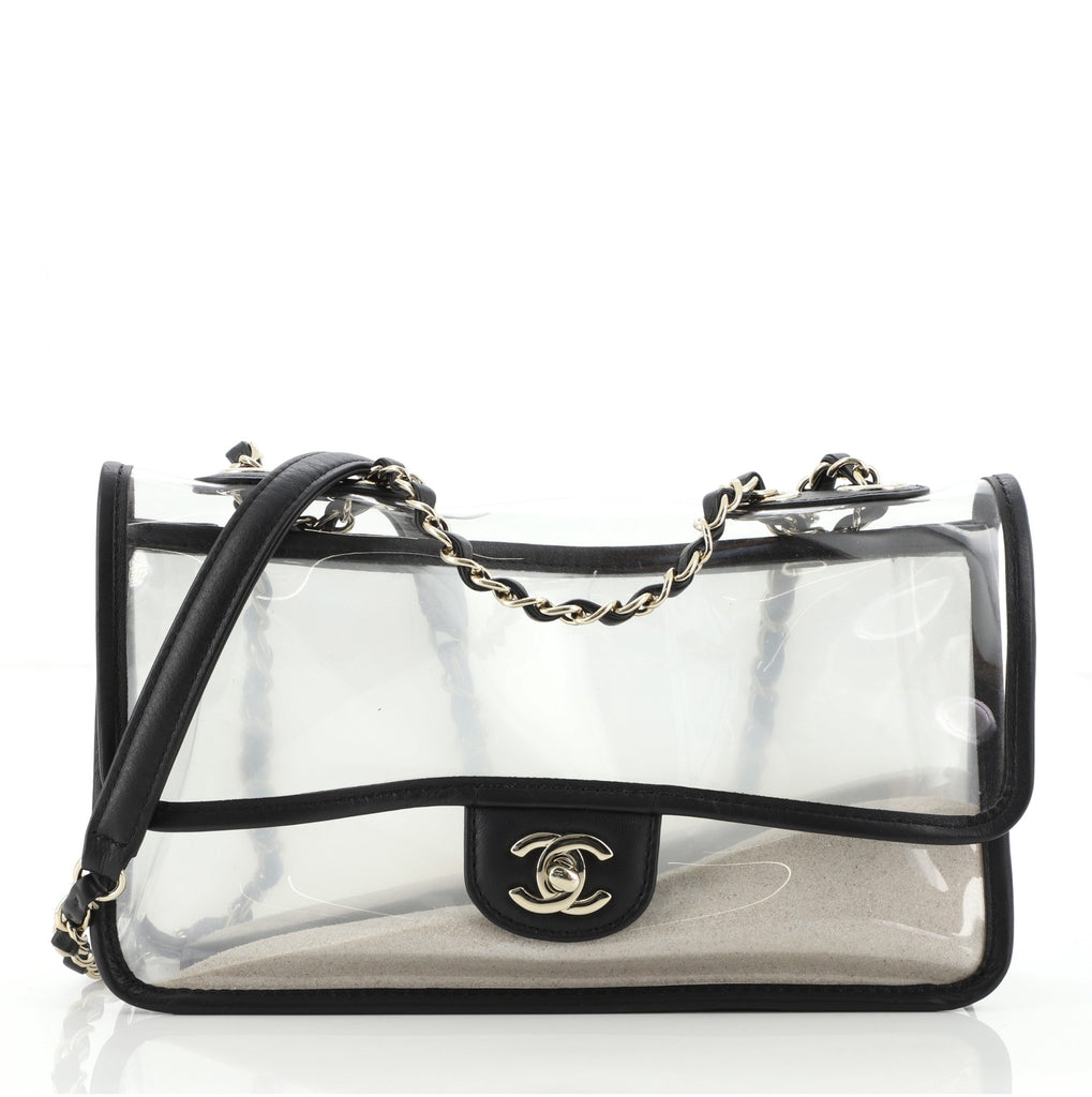 Chanel Medium Sand By The Sea Flap Bag - Black Shoulder Bags, Handbags -  CHA919750