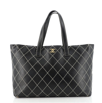 Chanel Surpique Tote Quilted Leather XL