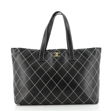 Chanel Surpique Tote Quilted Leather XL