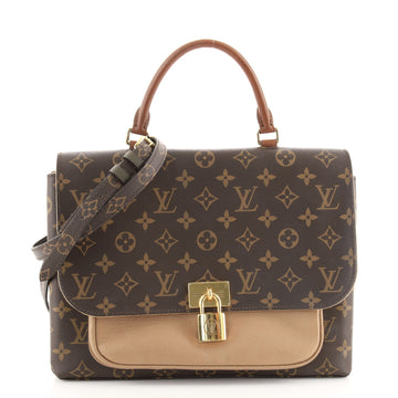 Louis Vuitton Marignan Handbag Monogram Canvas with Leather