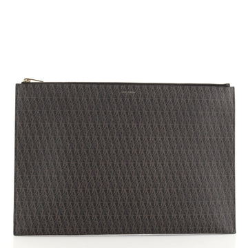 Saint Laurent Zip Pouch Monogram Canvas Large