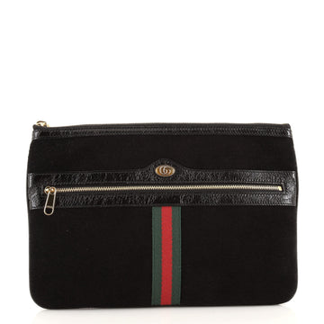 Gucci Ophidia Zip Pouch Suede Large