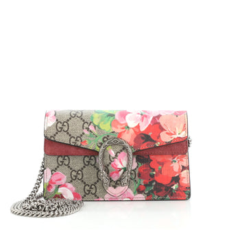 Gucci Dionysus Bag Blooms Print GG Coated Canvas Super Mini