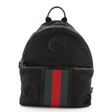 Gucci Parana Web Backpack Techno Canvas