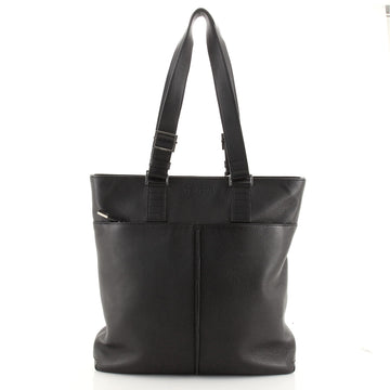 Christian Dior Homme Pocket Tote Leather Large