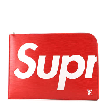 Louis Vuitton Pochette Jour Limited Edition Supreme Epi Leather GM