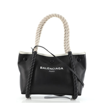 Balenciaga Rope Logo Tote Leather Small
