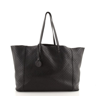 Bottega Veneta Intrecciomirage Tote Leather Large