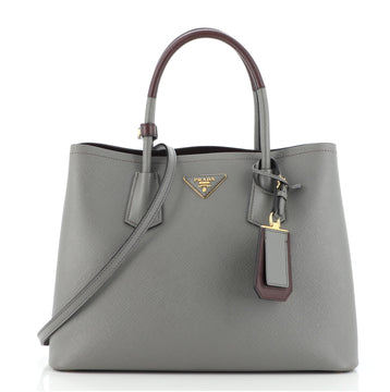 Prada Cuir Double Tote Saffiano Leather Medium