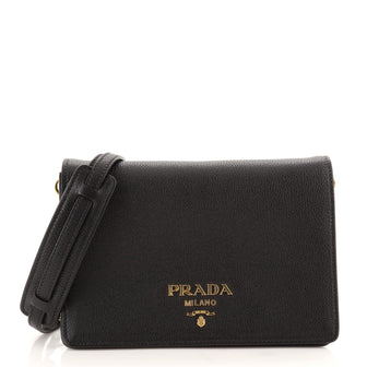 Prada Flap Crossbody Bag Vitello Daino Medium