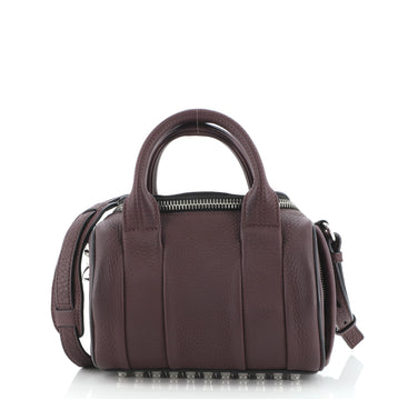 Alexander Wang Rockie Satchel Leather Mini