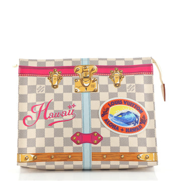 Louis Vuitton Toiletry Pouch Limited Edition Damier Summer Trunks 26