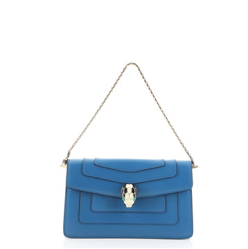 Bvlgari Serpenti Forever Chain Clutch Leather Mini