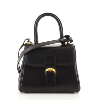 Delvaux Brillant Top Handle Bag Leather Mini