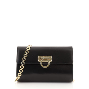Salvatore Ferragamo Gancio Crossbody Bag	 Leather Small