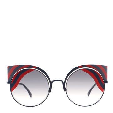 Fendi Hypnoshine Cat Eye Sunglasses Metal
