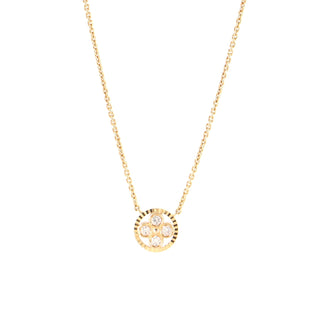Louis Vuitton Blossom BB Pendant Necklace 18K Rose Gold with Diamonds 